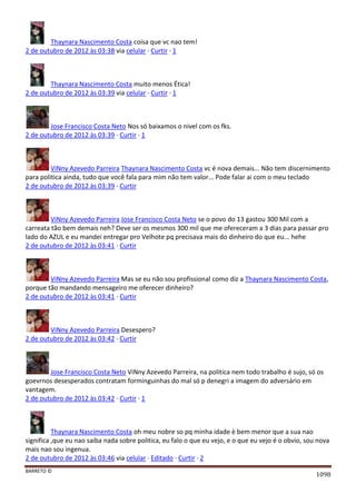 Facebook - A arma letal em Campanhas Eleitorais 