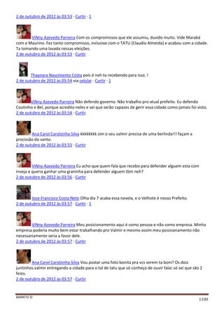 Facebook - A arma letal em Campanhas Eleitorais 