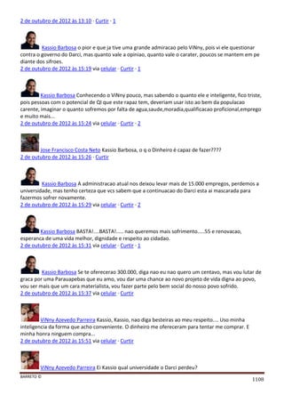 Facebook - A arma letal em Campanhas Eleitorais 