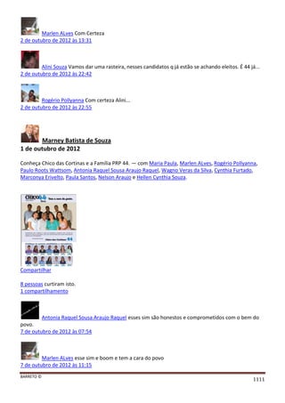 Facebook - A arma letal em Campanhas Eleitorais 