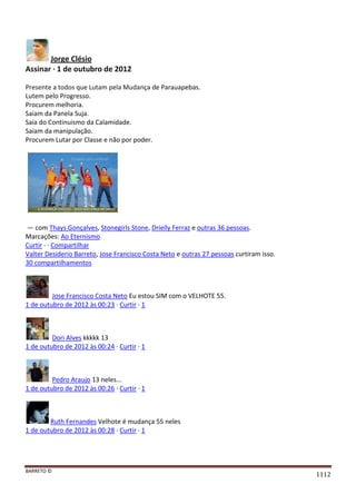 Facebook - A arma letal em Campanhas Eleitorais 