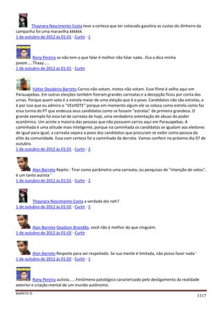 Facebook - A arma letal em Campanhas Eleitorais 