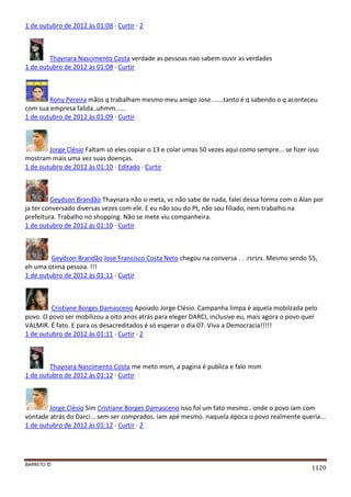 Facebook - A arma letal em Campanhas Eleitorais 