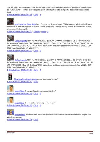 Facebook - A arma letal em Campanhas Eleitorais 