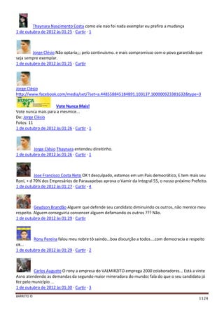 Facebook - A arma letal em Campanhas Eleitorais 