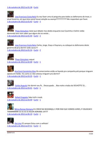 Facebook - A arma letal em Campanhas Eleitorais 