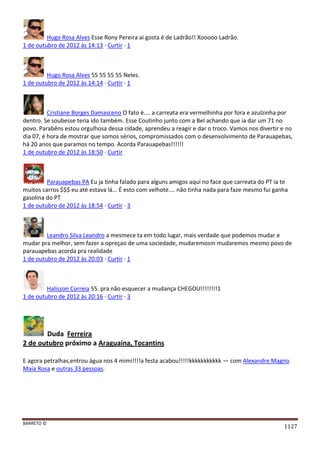 Facebook - A arma letal em Campanhas Eleitorais 