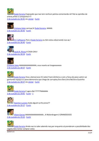 Facebook - A arma letal em Campanhas Eleitorais 