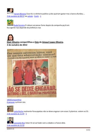 Facebook - A arma letal em Campanhas Eleitorais 