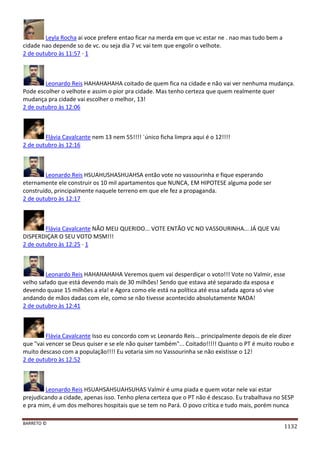 Facebook - A arma letal em Campanhas Eleitorais 