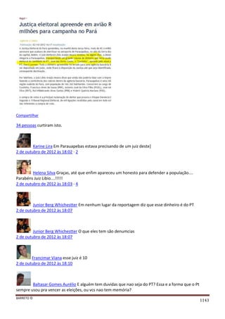 Facebook - A arma letal em Campanhas Eleitorais 