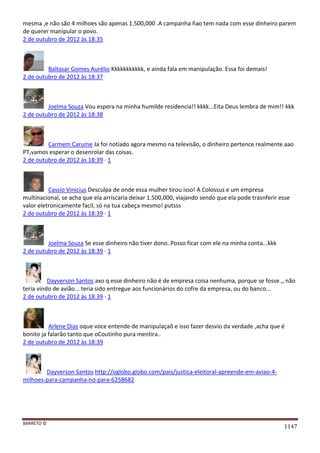 Facebook - A arma letal em Campanhas Eleitorais 