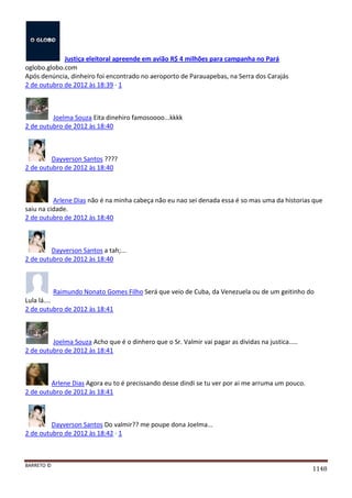 Facebook - A arma letal em Campanhas Eleitorais 