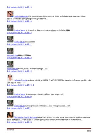 Facebook - A arma letal em Campanhas Eleitorais 