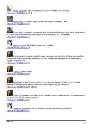 Facebook - A arma letal em Campanhas Eleitorais 