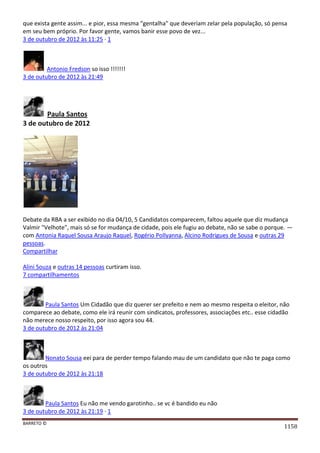 Facebook - A arma letal em Campanhas Eleitorais 