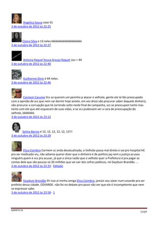 Facebook - A arma letal em Campanhas Eleitorais 