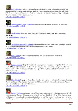 Facebook - A arma letal em Campanhas Eleitorais 