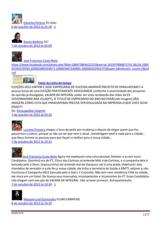 Facebook - A arma letal em Campanhas Eleitorais 