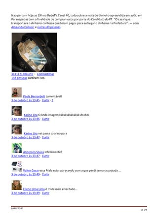 Facebook - A arma letal em Campanhas Eleitorais 