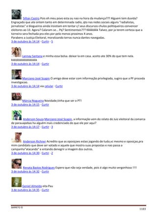 Facebook - A arma letal em Campanhas Eleitorais 