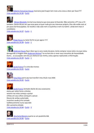 Facebook - A arma letal em Campanhas Eleitorais 