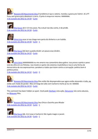 Facebook - A arma letal em Campanhas Eleitorais 