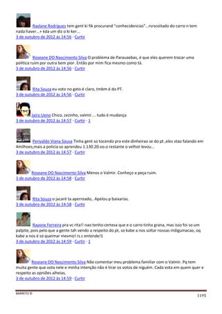 Facebook - A arma letal em Campanhas Eleitorais 