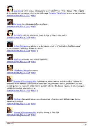 Facebook - A arma letal em Campanhas Eleitorais 