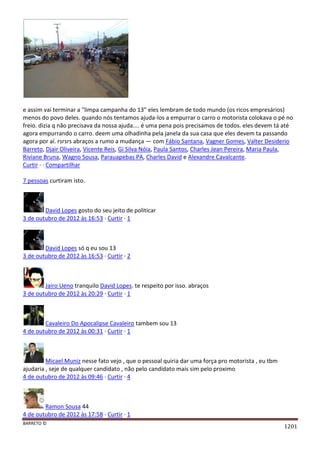 Facebook - A arma letal em Campanhas Eleitorais 