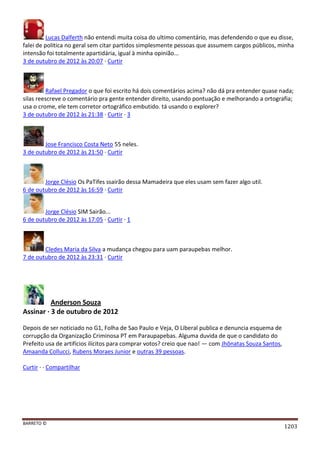 Facebook - A arma letal em Campanhas Eleitorais 