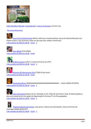 Facebook - A arma letal em Campanhas Eleitorais 