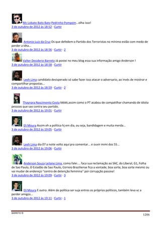 Facebook - A arma letal em Campanhas Eleitorais 