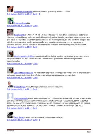 Facebook - A arma letal em Campanhas Eleitorais 