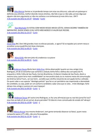 Facebook - A arma letal em Campanhas Eleitorais 