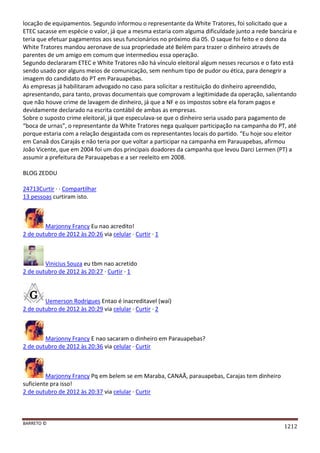 Facebook - A arma letal em Campanhas Eleitorais 