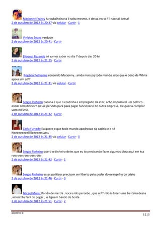 Facebook - A arma letal em Campanhas Eleitorais 