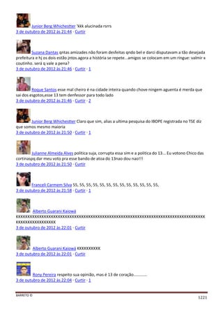 Facebook - A arma letal em Campanhas Eleitorais 