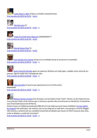 Facebook - A arma letal em Campanhas Eleitorais 