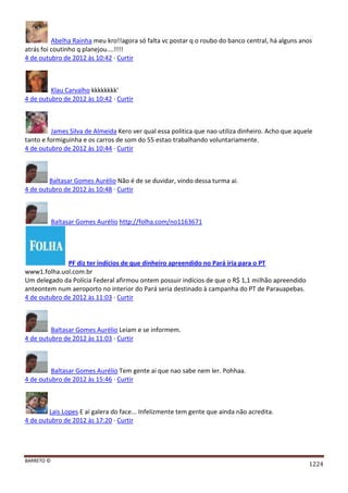 Facebook - A arma letal em Campanhas Eleitorais 