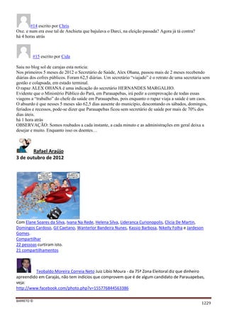 Facebook - A arma letal em Campanhas Eleitorais 