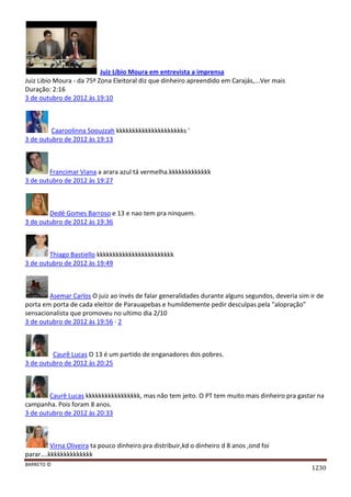 Facebook - A arma letal em Campanhas Eleitorais 