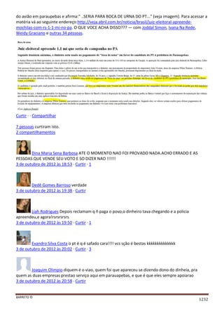 Facebook - A arma letal em Campanhas Eleitorais 