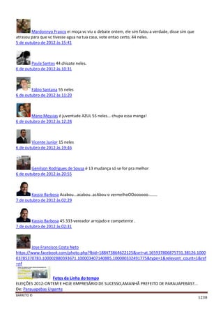 Facebook - A arma letal em Campanhas Eleitorais 