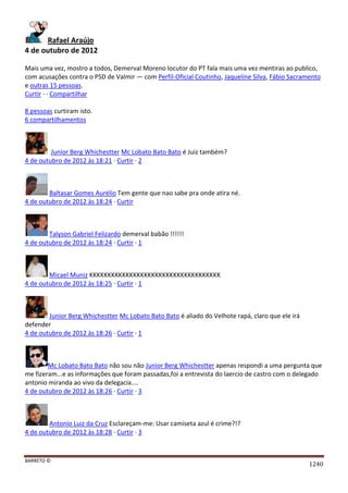 Facebook - A arma letal em Campanhas Eleitorais 