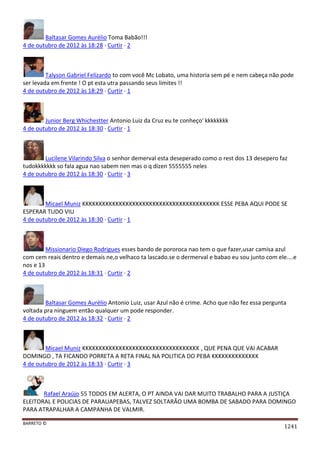 Facebook - A arma letal em Campanhas Eleitorais 