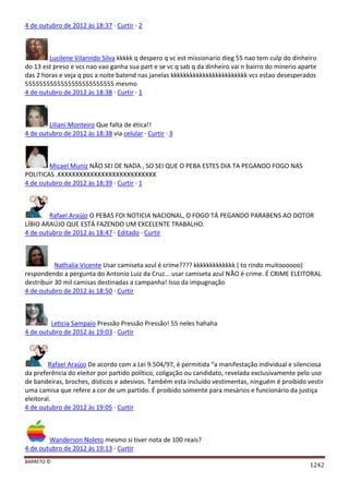 Facebook - A arma letal em Campanhas Eleitorais 