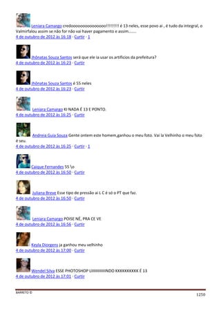 Facebook - A arma letal em Campanhas Eleitorais 