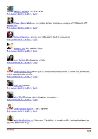 Facebook - A arma letal em Campanhas Eleitorais 