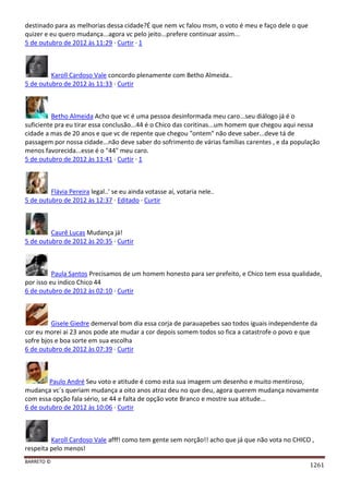 Facebook - A arma letal em Campanhas Eleitorais 